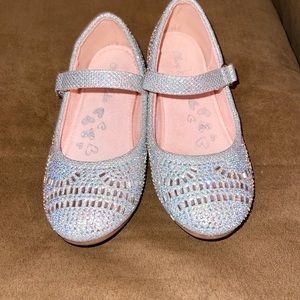 Olive and Edie Silver Studded Dress Shoes